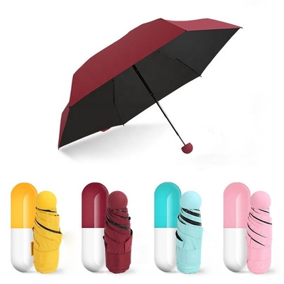 Παράθυρα Παράγουας Σομπρίλες 19&quot;*6k 5 Fold Mini Fold Custom Print Gift Capsule Ομπρέλα