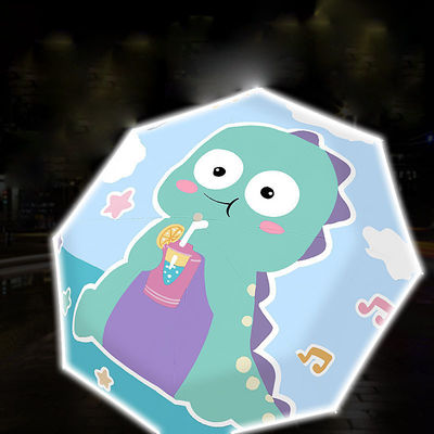 190T Pongee Πλήρως αυτόματη ηλιακή ομπρέλα διπλής χρήσης ηλιακή ομπρέλα για κορίτσια και παιδιά