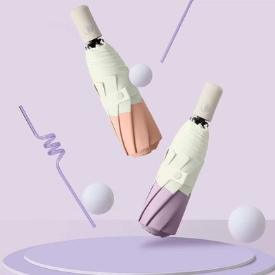 Διπλό χρώμα 8K 3 Διπλούμενη Προστασία από τον ήλιο Αυτοκινητική ομπρέλα Αυτοματοποιημένη Διπλούμενη MQO 100PCS