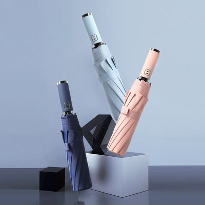 Μεγάλη ανδρική ομπρέλα 10 οστών με λαβή χοιριού και ύφασμα νάιλον 190T