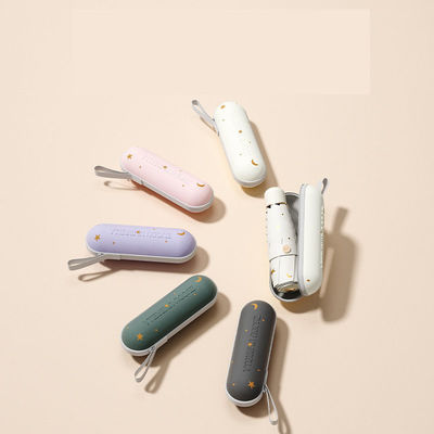 Πέντε διπλώματα ομπρέλα μοτίβο φορητό συμπαγές για γυναίκες Προστασία από τη βροχή και τον ήλιο