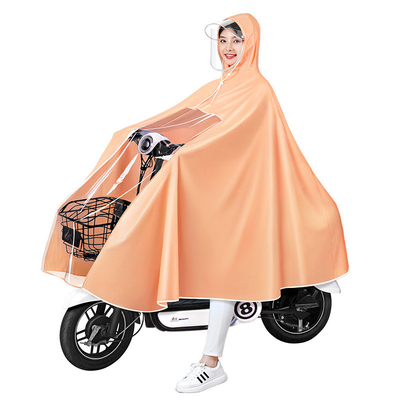 Ημερήσια Προϊόντα Ηλεκτρικό Αυτοκίνητο RAINWEAR Μη απορρίψιμο μονότρητο Παλτό Βροχής PVC Χρώμα Πόντσο