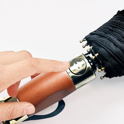 Επιχειρηματική Τριπλό ενισχυμένη αδιάβροχη ομπρέλα με 25 ίντσες μεγάλη επιφάνεια ομπρέλας