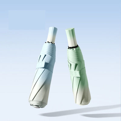 Αισθητική ομπρέλα Δύο ηλιακή κλίση Τριπλά διπλή ηλιακή προστασία για ενήλικες 12K 23 ίντσες