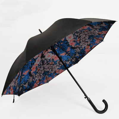 Χειροκίνητος έλεγχος Custom Company Logo Umbrella για ψηφιακή εκτύπωση στο γήπεδο του γκολφ