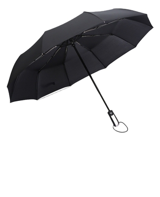 Ομπρέλα εξωτερικής αγοράς 10k 23inch Windproof Travel Auto Ομπρέλα με πλαστικό λαβή