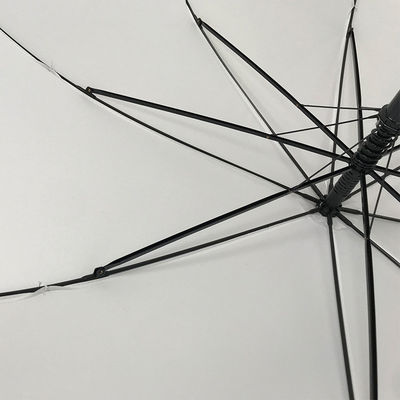 190T Pongee υλικό ύφασμα 8K 27inch ευθεία λευκό εξωτερικό διαφημιστικό κουτί ομπρέλα