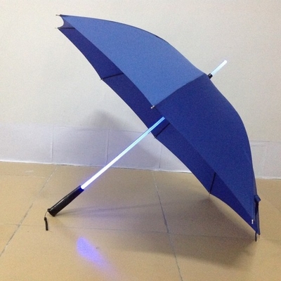 23 ιντσών 8K LED Light Up Umbrella με 105cm ανοιχτή διάμετρο και γρήγορη ξήρανση Pongee ύφασμα