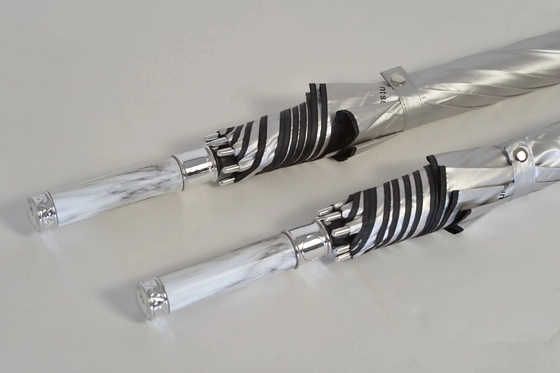 Golf Straight Windproof Umbrella για ευέλικτη προσαρμογή της αλυσίδας εφοδιασμού σε ασήμι τιτανίου
