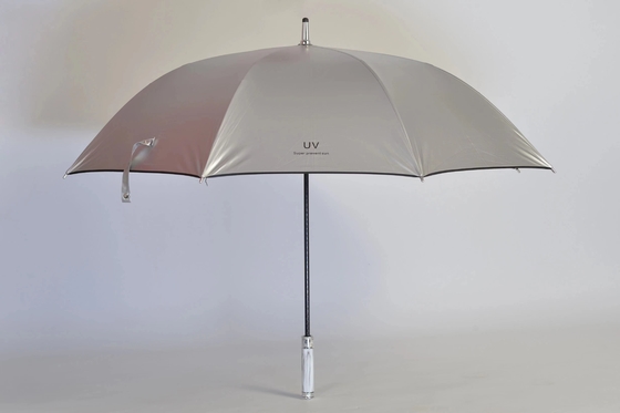 Golf Straight Windproof Umbrella για ευέλικτη προσαρμογή της αλυσίδας εφοδιασμού σε ασήμι τιτανίου