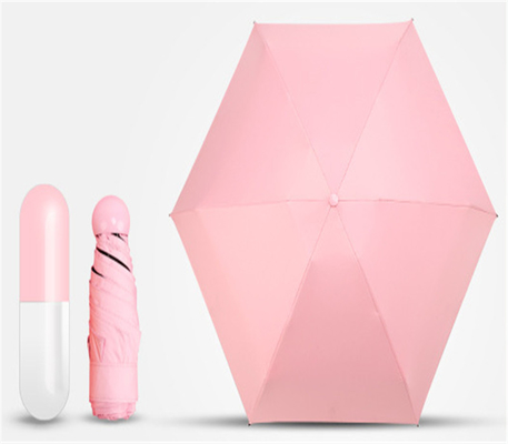 19 ιντσών 6K 190T Pongee Mini Pocket Capsule Umbrella Ιδανική για διαφήμιση ή δώρο