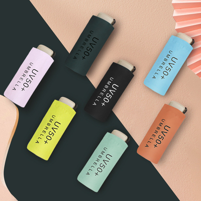Ταξιδέψτε με στυλ με την Super Mini Pocket Anti UV Umbrella Χρυσές μεταλλικές ίνες γυαλιού