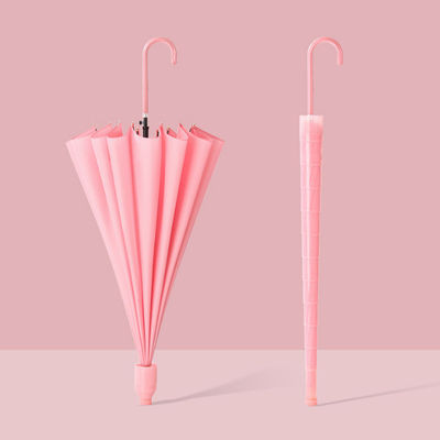 Δύο διαφανείς ομπρέλες με μεγάλη λαβή και αυτοματοποιημένη ανοιχτή διάμετρο 103cm