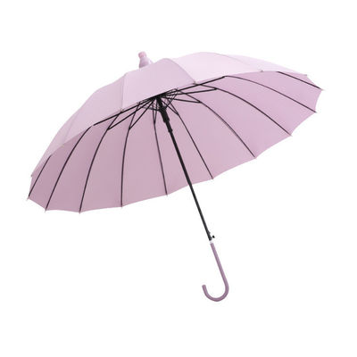 Δύο διαφανείς ομπρέλες με μεγάλη λαβή και αυτοματοποιημένη ανοιχτή διάμετρο 103cm