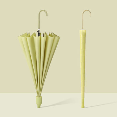 Δύο διαφανείς ομπρέλες με μεγάλη λαβή και αυτοματοποιημένη ανοιχτή διάμετρο 103cm