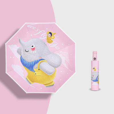 Ενήλικες μοναδικό μοτίβο αυτοπλέκτης ήλιο βροχή παιδιά ομπρέλα με ελαστικό επίστρωμα λαβή