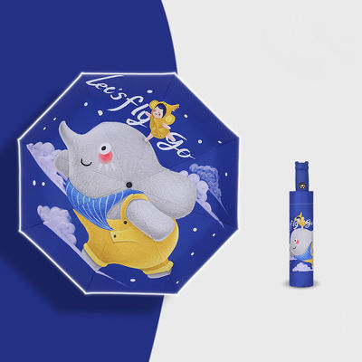 Ενήλικες μοναδικό μοτίβο αυτοπλέκτης ήλιο βροχή παιδιά ομπρέλα με ελαστικό επίστρωμα λαβή