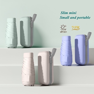 X503 Ultralight Mini Umbrella Six-Fold Portable για υπεριώδη προστασία και φορητότητα