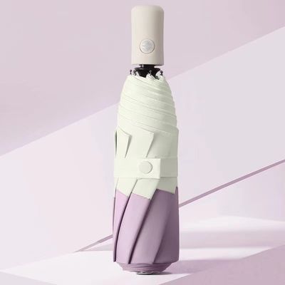 Διπλό χρώμα 8K 3 Διπλούμενη Προστασία από τον ήλιο Αυτοκινητική ομπρέλα Αυτοματοποιημένη Διπλούμενη MQO 100PCS