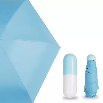 Πέντε διπλές κάψουλες προστασίας από την υπεριώδη ακτινοβολία τσέπη υπερμικρή ομπρέλα με πλήρη εκτύπωση πλάκας