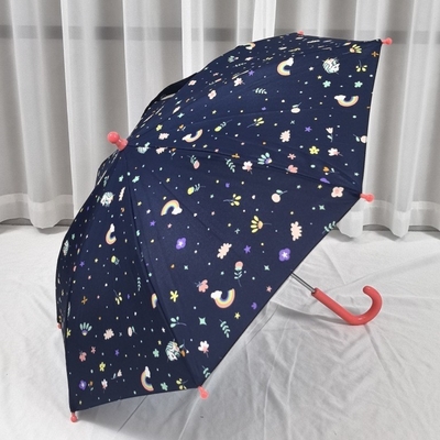 Ομπρέλα Rainbow Kids Long Handle Ασφαλής και εύκολο να ανοίξει για παιδιά νηπιαγωγείου