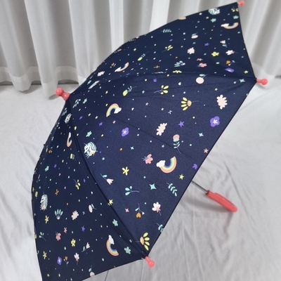 Ομπρέλα Rainbow Kids Long Handle Ασφαλής και εύκολο να ανοίξει για παιδιά νηπιαγωγείου