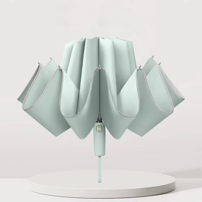 Μεταλλικός άξονας 10K Αντίστροφη αδιάβροχη ομπρέλα Sombrinha Εταιρικό δώρο συνδυασμό Custom Logo