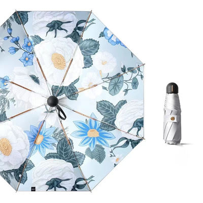 Τιτανίου Ασημένιο Victoria-Secret Εκτύπωση Φυτική Ομπρέλα για ενήλικες και εταιρικά δώρα