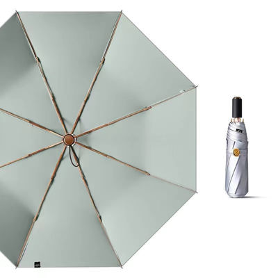 3 Πλαστική ασημένια ομπρέλα από τιτάνιο για εταιρικά δώρα Προστασία από την υπεριώδη ακτινοβολία Φορητή ανθεκτική