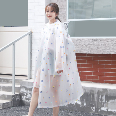 Μείνετε στεγνοί στο ταξίδι σας με το EVA Raincoat Adult Long Non Disposable Summer Raincoat