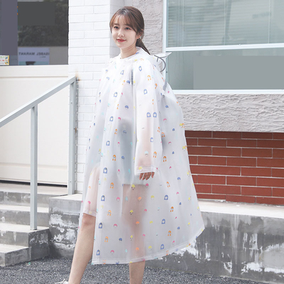 Μείνετε στεγνοί στο ταξίδι σας με το EVA Raincoat Adult Long Non Disposable Summer Raincoat