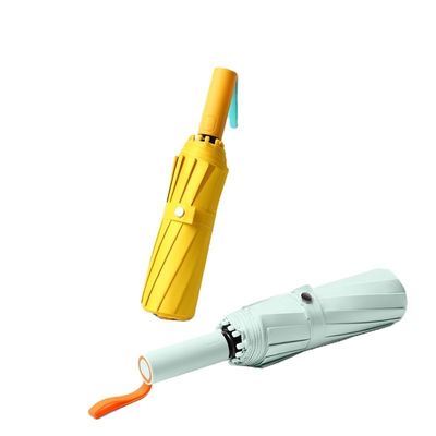 Προστασία από την υπεριώδη ακτινοβολία 72 πλευράς 3 διπλής ομπρέλα με αντίθετα χρώματα και προσαρμοσμένο λογότυπο