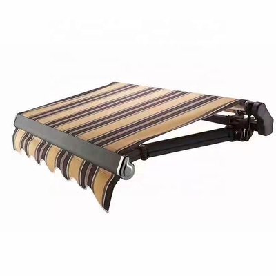 Εύκολο μπαλκόνι Rain Canopy Awning με ηλεκτρική λειτουργία και υλικό ιστιοφόρου της Οξφόρδης