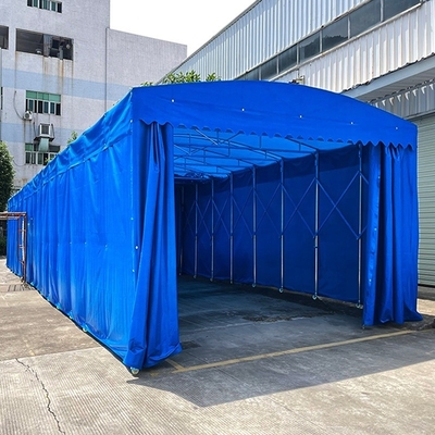 Προσαρμοσμένη εκτύπωση PVC Camptown Τέντα για εξωτερική αντηλιακή προστασία και ζιζανιοποίηση σε ανεμογενείς συνθήκες