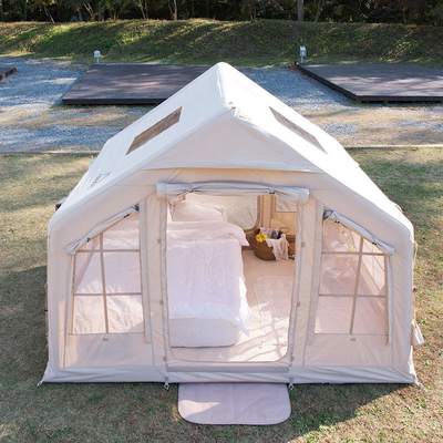 Μεγάλος καμβάς Glamping Καμπίνα Τέντες Τέντες και κοστούμι περιλαμβάνεται για ευρύχωρη υπαίθρια διαβίωση