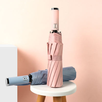 Μεγάλη ανδρική ομπρέλα 10 οστών με λαβή χοιριού και ύφασμα νάιλον 190T