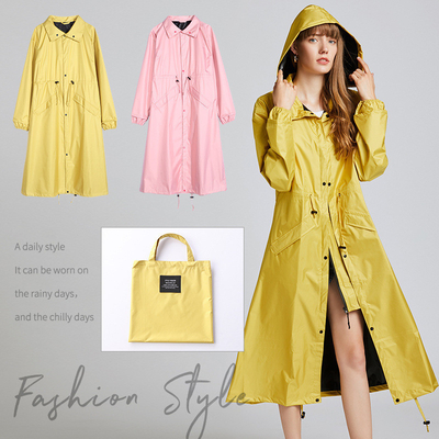 Προσαρμοσμένο χρώμα ενήλικας Stretch Raincoat για καθημερινή ποδηλασία σε πολυεστέρα