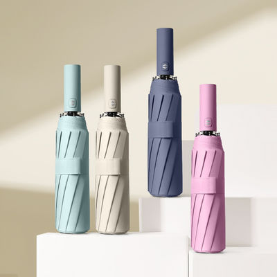 Προστασία από την υπεριώδη ακτινοβολία Αυτοματοποιημένη ομπρέλα με 106cm ανοιχτή διάμετρο και αναδιπλούμενο σχεδιασμό