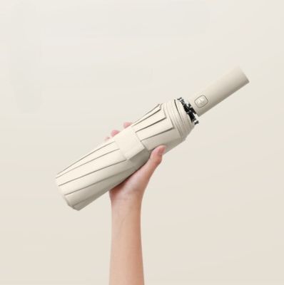 Διαφημιστική ομπρέλα 23 ίντσες * 12k Τριπλό αναδιπλούμενο βινυλικό σκιά για επιχειρηματικές δραστηριότητες