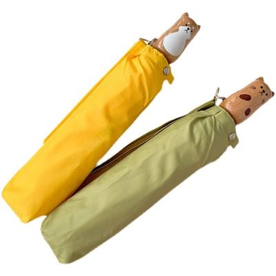 Ανοιχτή διάμετρος 98cm Γιαπωνέζικο στυλ ομπρέλα Γάτα Σίμπα Ινού Σχεδιασμός με προστασία από τις υπεριώδεις ακτίνες