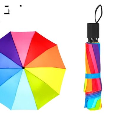 Τριπλούχια ομπρέλα Custom Logo Διαφημιστική ομπρέλα με ύφασμα νάιλον 190T