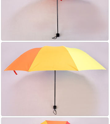 Τριπλούχια ομπρέλα Custom Logo Διαφημιστική ομπρέλα με ύφασμα νάιλον 190T