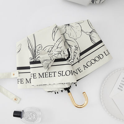 Διπλή λειτουργία Γαλλική ομπρέλα για γυναίκες αυτόματη αναδιπλούμενη αντηλιακή και προστασία από τη βροχή