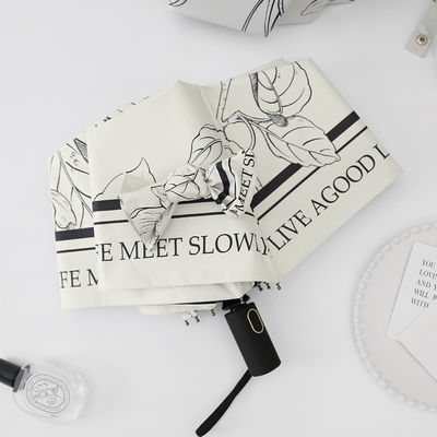 Διπλή λειτουργία Γαλλική ομπρέλα για γυναίκες αυτόματη αναδιπλούμενη αντηλιακή και προστασία από τη βροχή