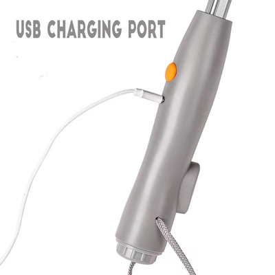 Φάρμα από γυαλί ίνες Αυτο-ανοιχτή USB φόρτιση ανεμιστήρα ομπρέλα με νερό ψεκασμό και υπεριώδη προστασία