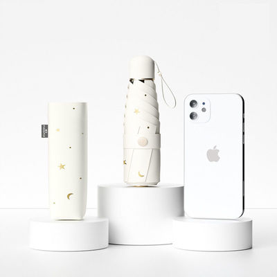 Προστασία από την υπεριώδη ακτινοβολία Γυναικεία βροχή και ηλιοφάνεια Διπλή ηλιακή ομπρέλα Βινύλιο ομπρέλα με χειροκίνητο έλεγχο