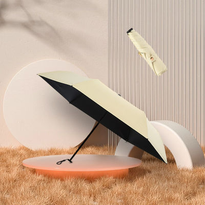 Πονγκί υλικό 5K 19 ιντσών Ιαπωνική τριπλή αναδιπλούμενη ομπρέλα για προστασία από τη βροχή και τον ήλιο