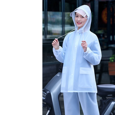 RAINWEAR για γυναίκες Προσωπική βροχερή μοτοσυκλέτα ηλεκτρικό όχημα ολοκληρωμένη στολή εργασίας
