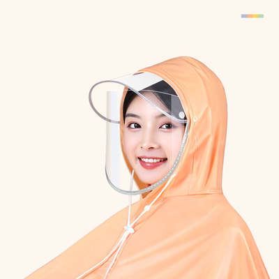 Ημερήσια Προϊόντα Ηλεκτρικό Αυτοκίνητο RAINWEAR Μη απορρίψιμο μονότρητο Παλτό Βροχής PVC Χρώμα Πόντσο