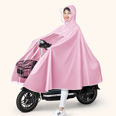Ημερήσια Προϊόντα Ηλεκτρικό Αυτοκίνητο RAINWEAR Μη απορρίψιμο μονότρητο Παλτό Βροχής PVC Χρώμα Πόντσο